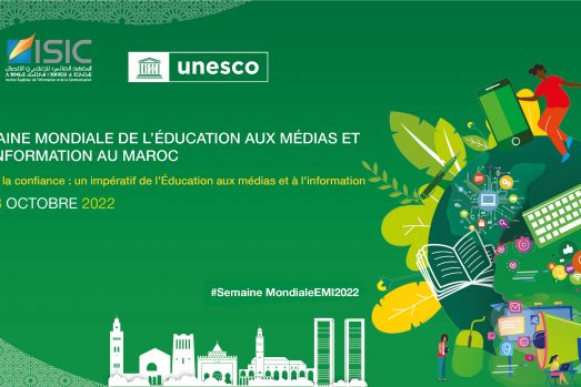 Célébration de la semaine mondiale  d’éducation aux médias et a l’information – du 24 au 28 octobre 2022